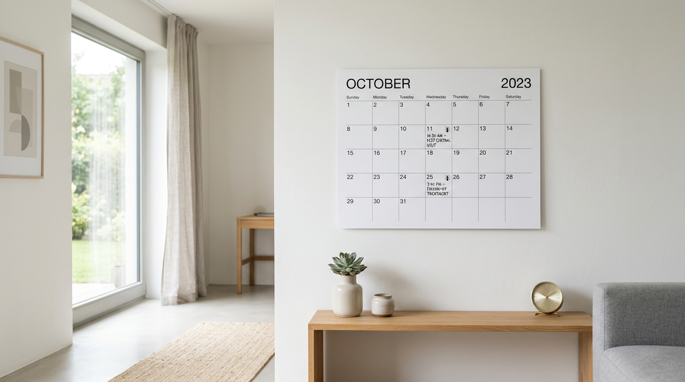 Schedule Follow-up Pest Control Expert Timing Guide