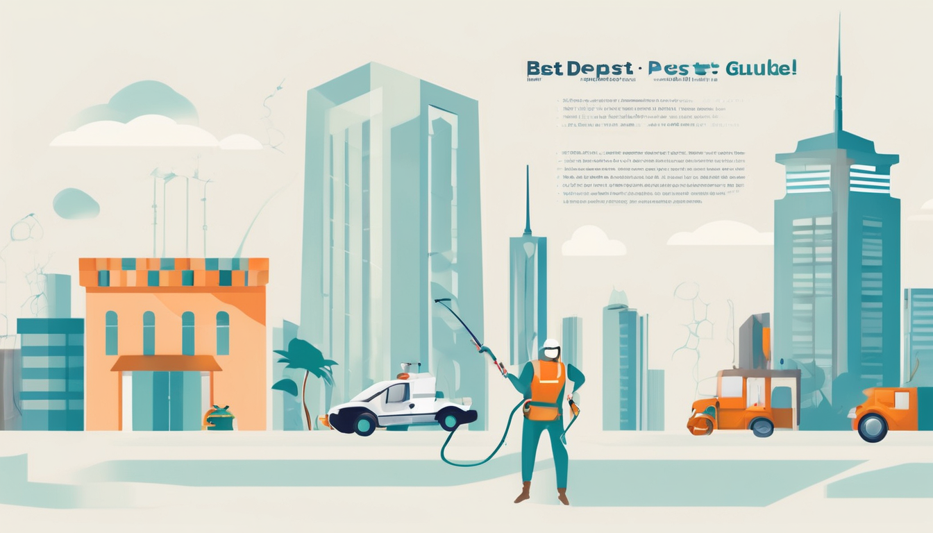 Best Pest Control Services in Dubai - Technician conducting property inspection