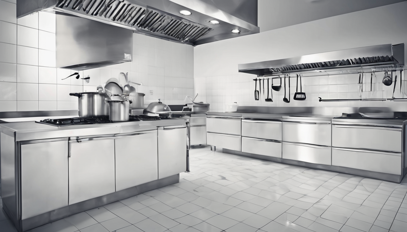 Commercial Kitchen Pest Control Dubai - technician inspecting restaurant kitchen equipment