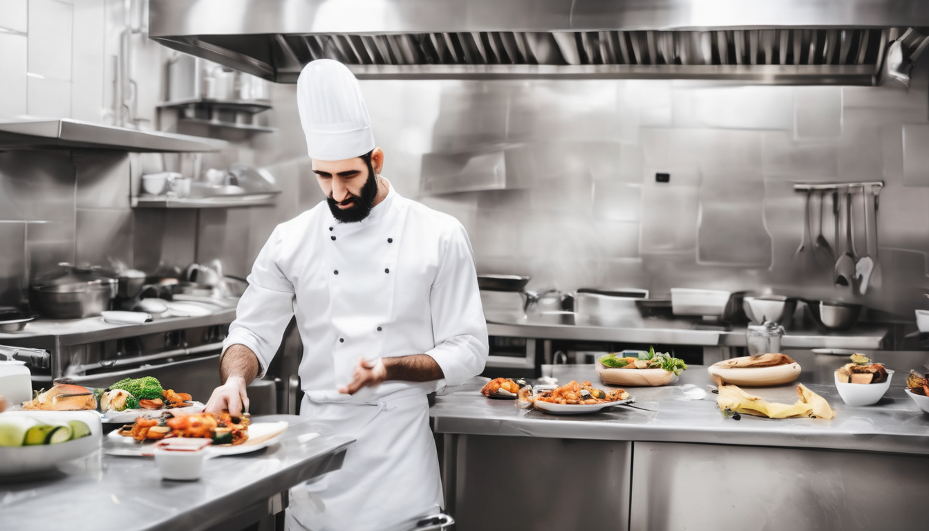 Commercial Kitchen Pest Control in Dubai Restaurants - technician inspecting kitchen equipment
