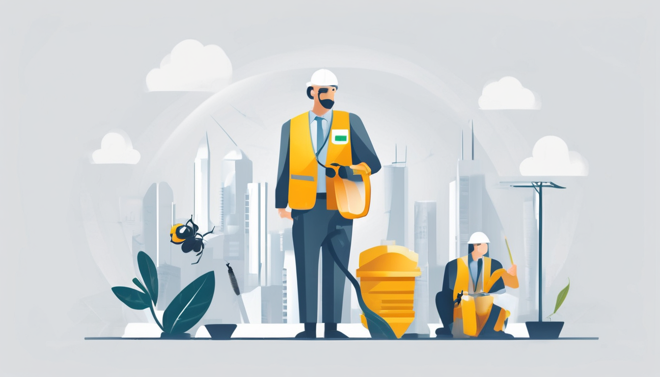 Commercial Pest Control Dubai Business Solutions - professional technician inspecting restaurant kitchen