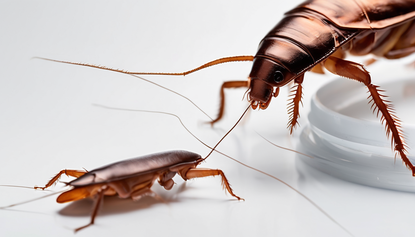Dubai German Cockroach Control Expert Solutions - technician inspecting kitchen infestation