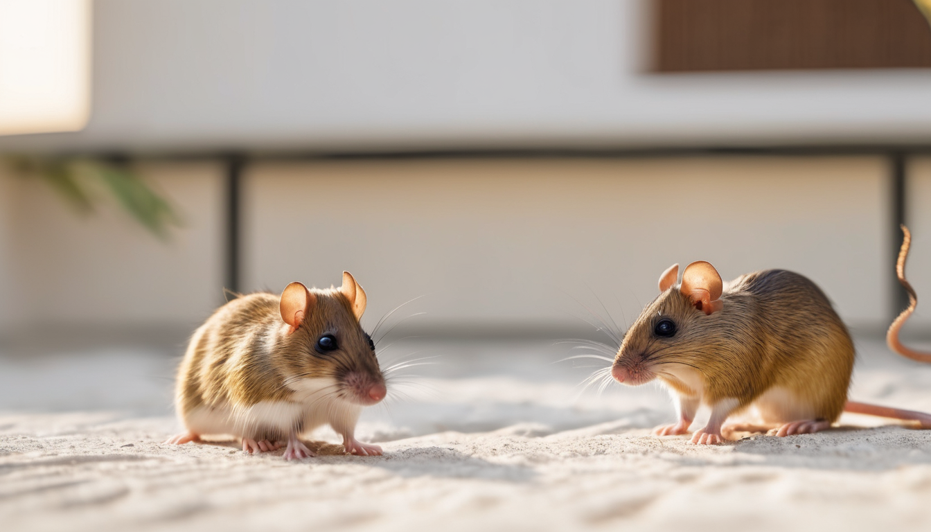 Dubai Rodent Control Services for Villas - technician inspecting villa exterior for entry points