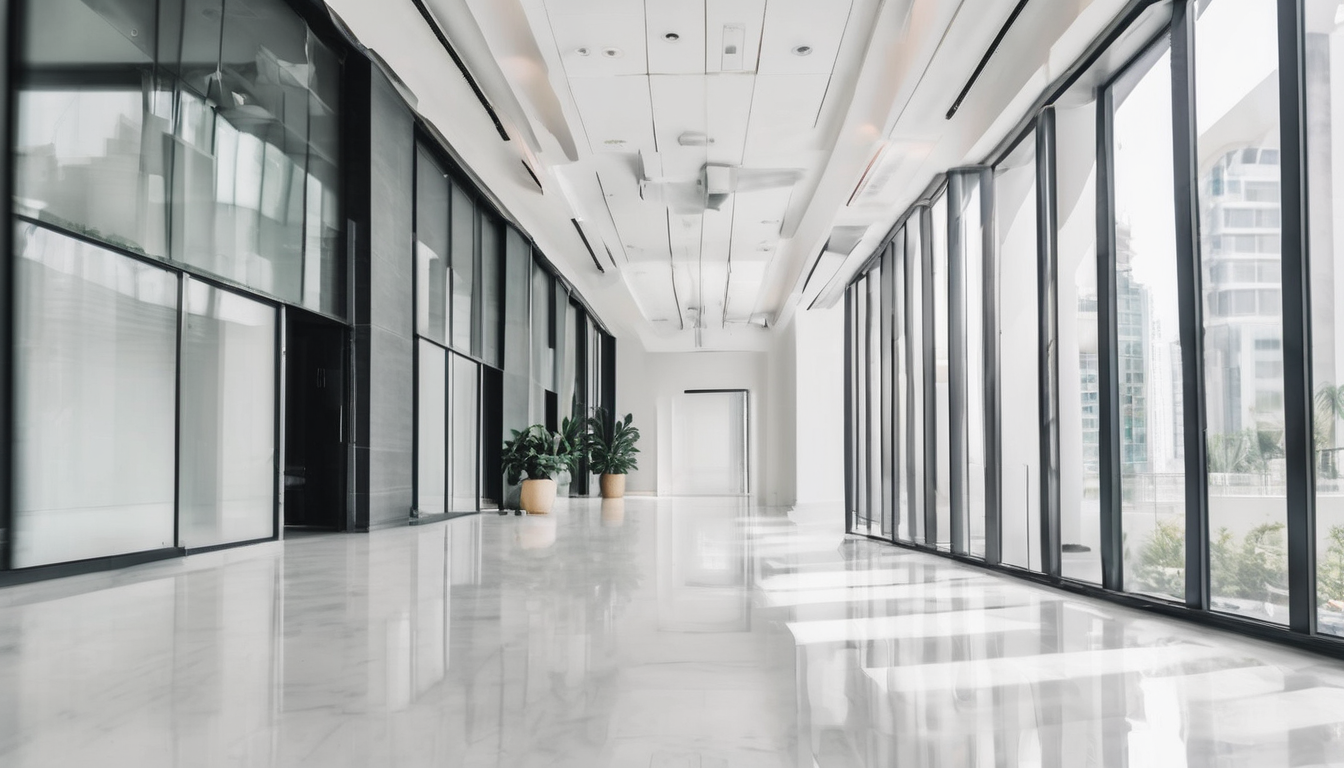 Office Building Pest Control Solutions Dubai - technician inspecting commercial kitchen