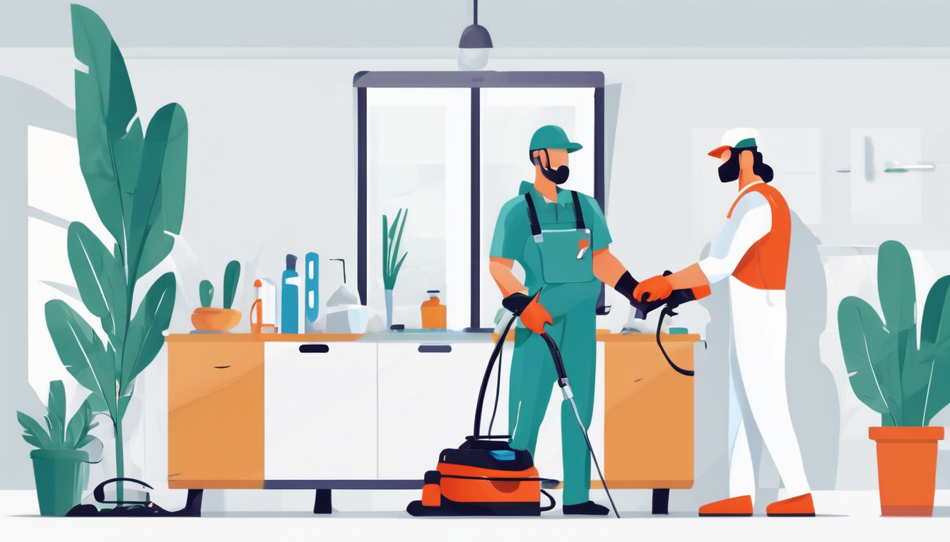 Pest Control Service Dubai - technician inspecting property for infestation signs