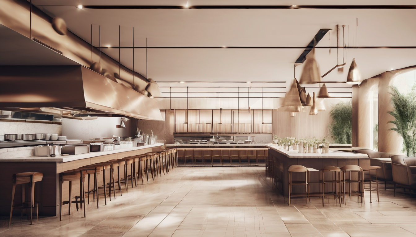 Restaurant Kitchen Pest Management Dubai - professional technician inspecting commercial kitchen equipment