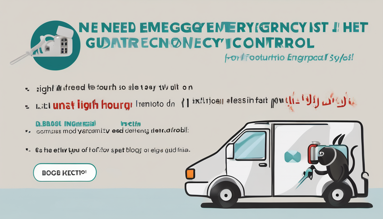 Signs You Need Emergency Pest Control in Dubai - professional technician inspecting property infestation