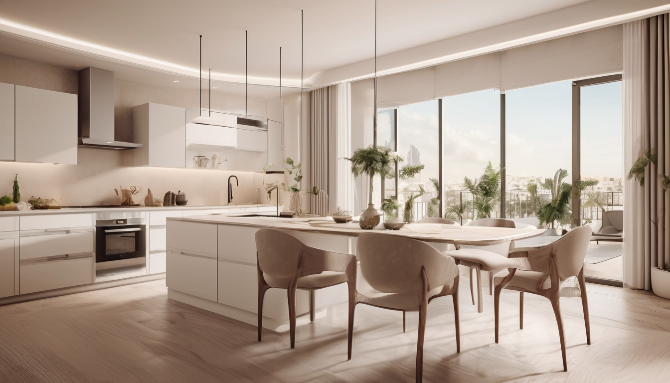 German Cockroach Control for Dubai Apartments - technician inspecting kitchen cabinets for cockroach activity