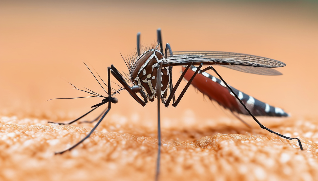 Mosquito Control During Dubai Summer Months - professional technician inspecting Dubai property for breeding sites