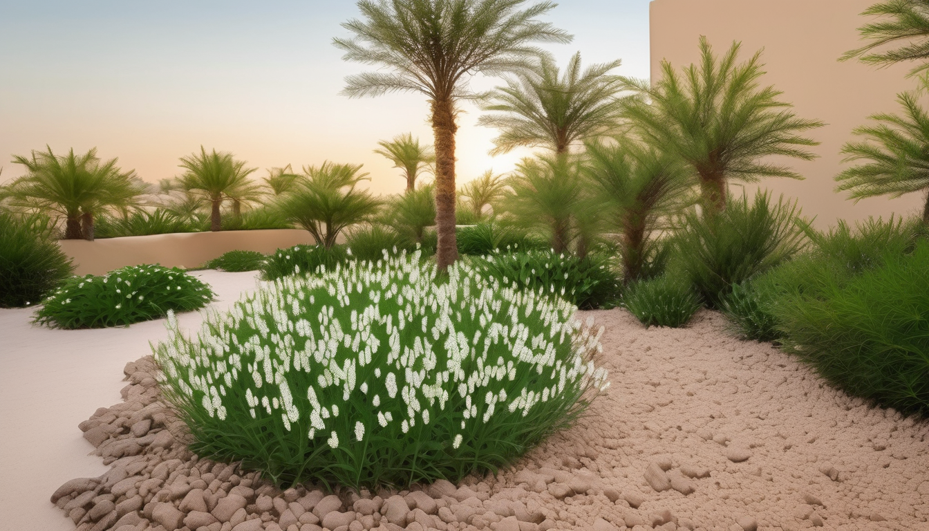 Mosquito Repellent Plants for Dubai Gardens - strategic planting layout for maximum protection