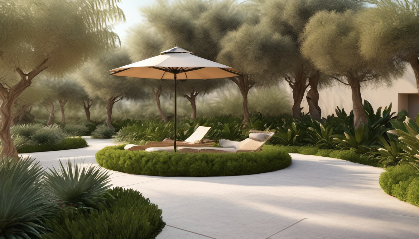 Mosquito Control Methods for Dubai Gardens - professional technician inspecting garden breeding sites